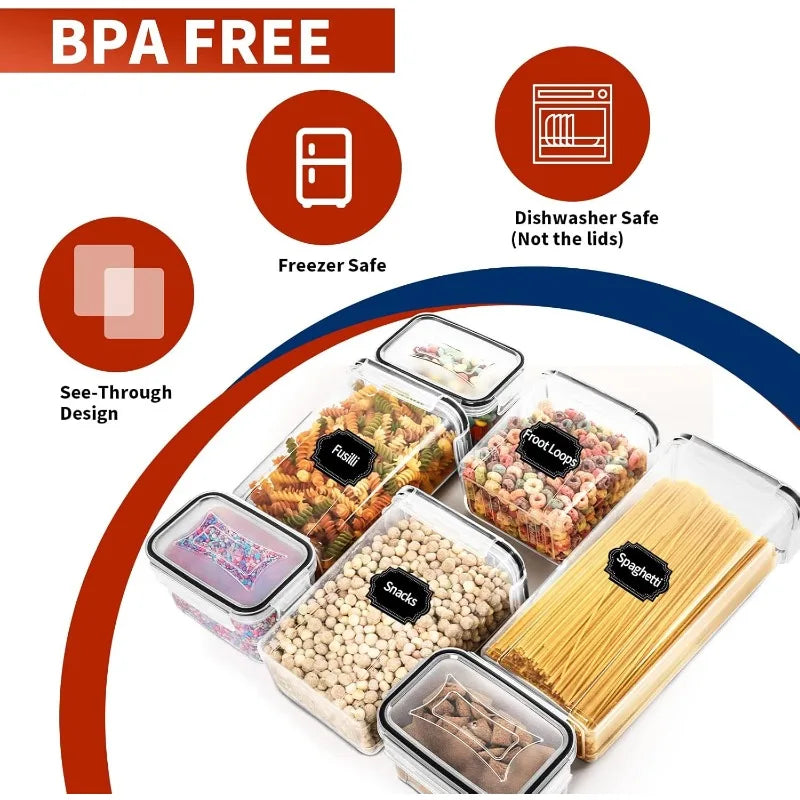 24 Pack Airtight Food Storage Containers with Lids