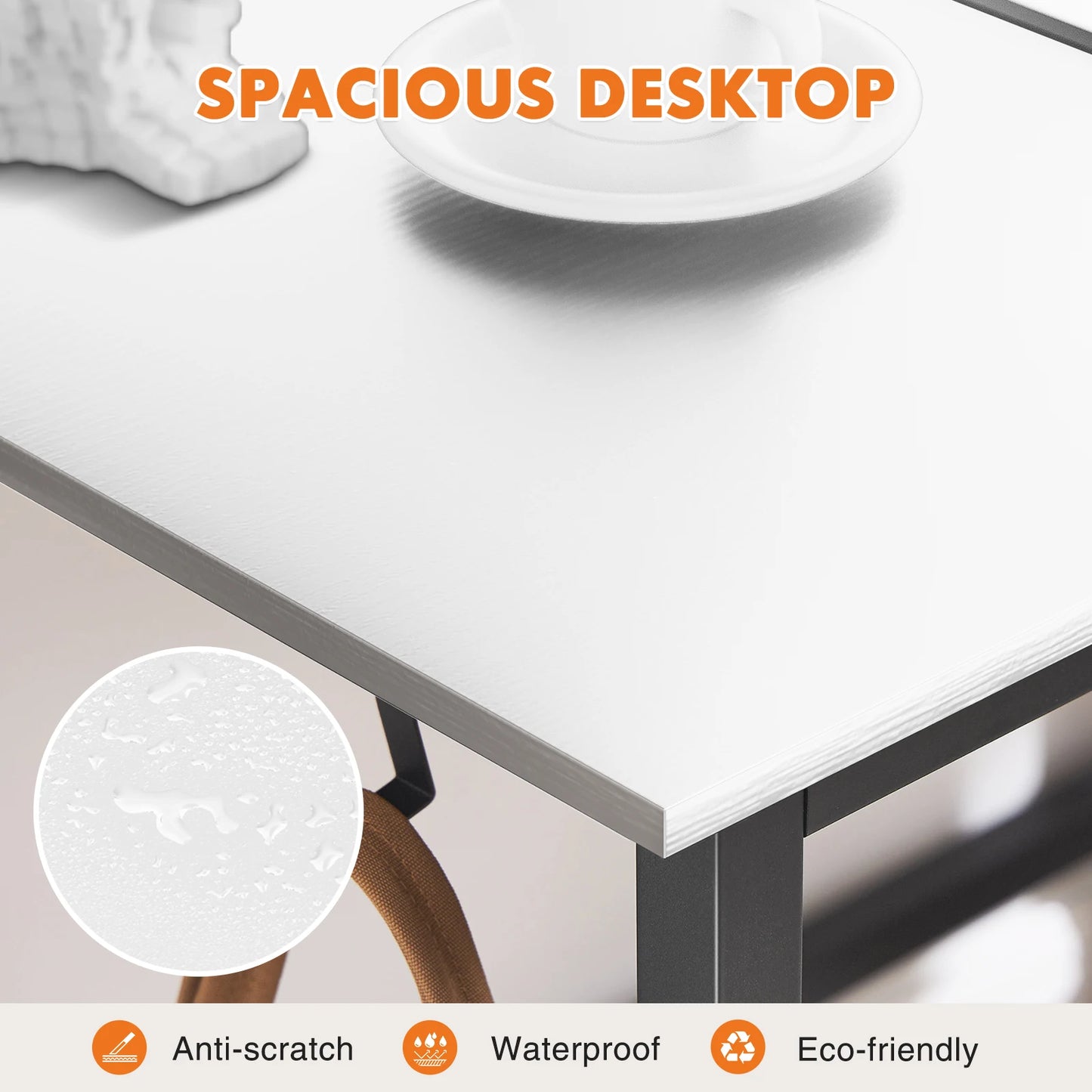 Computer Desk for Writing, Study, Gaming