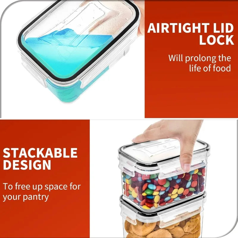 24 Pack Airtight Food Storage Containers with Lids