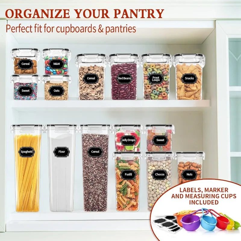 24 Pack Airtight Food Storage Containers with Lids