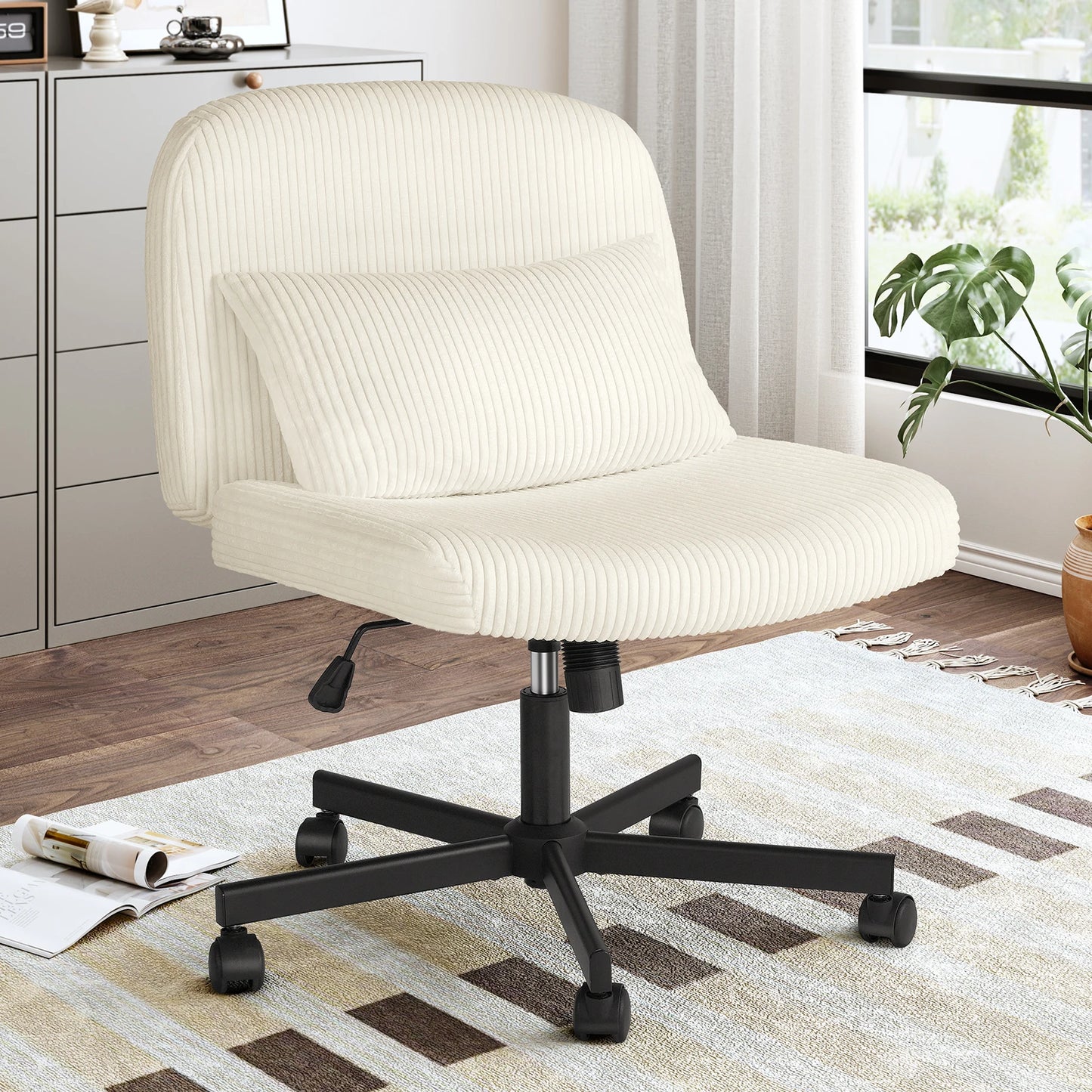 Massage Cross Leg Office Chair