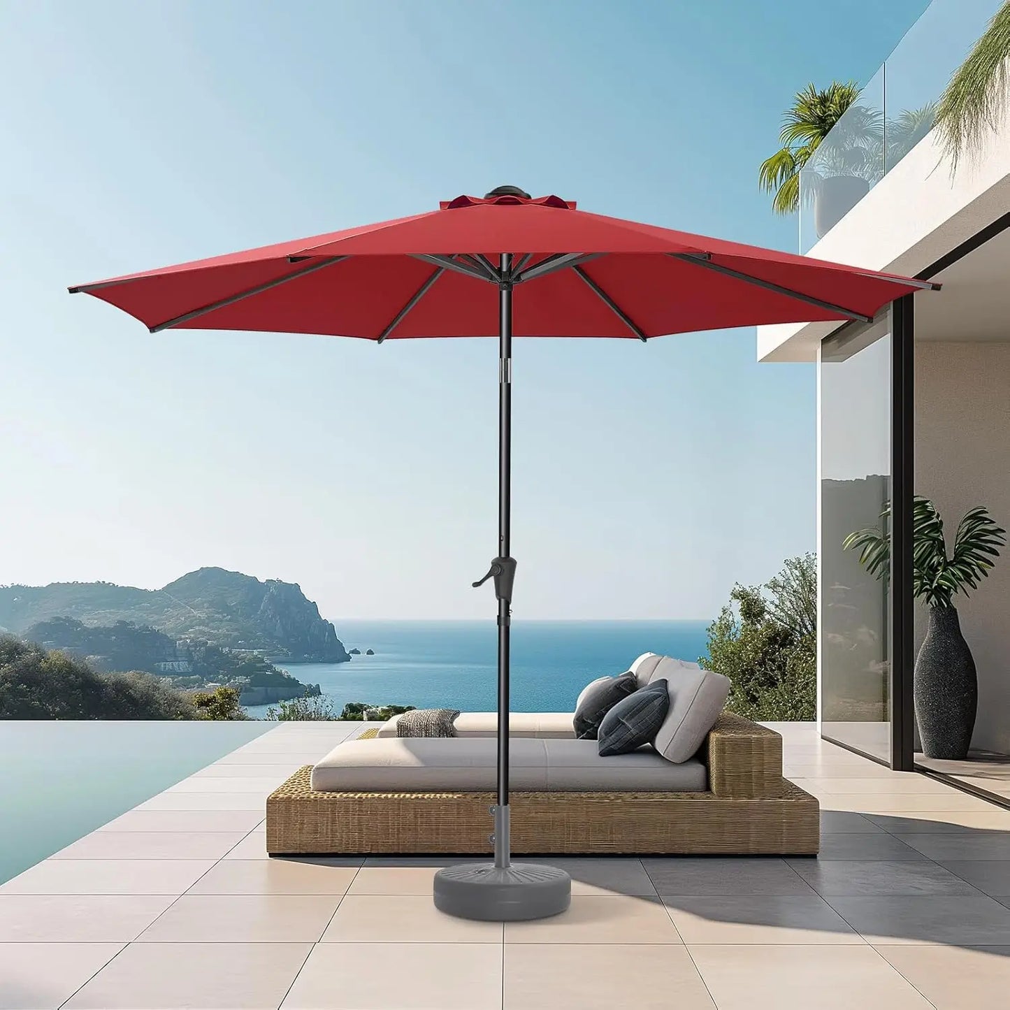 9ft Outdoor Patio Umbrella