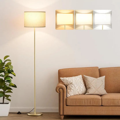 60'' Modern Floor Lamp with Shade