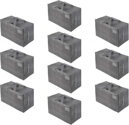 Heavy Duty 10 Pack Moving and Storage Bags