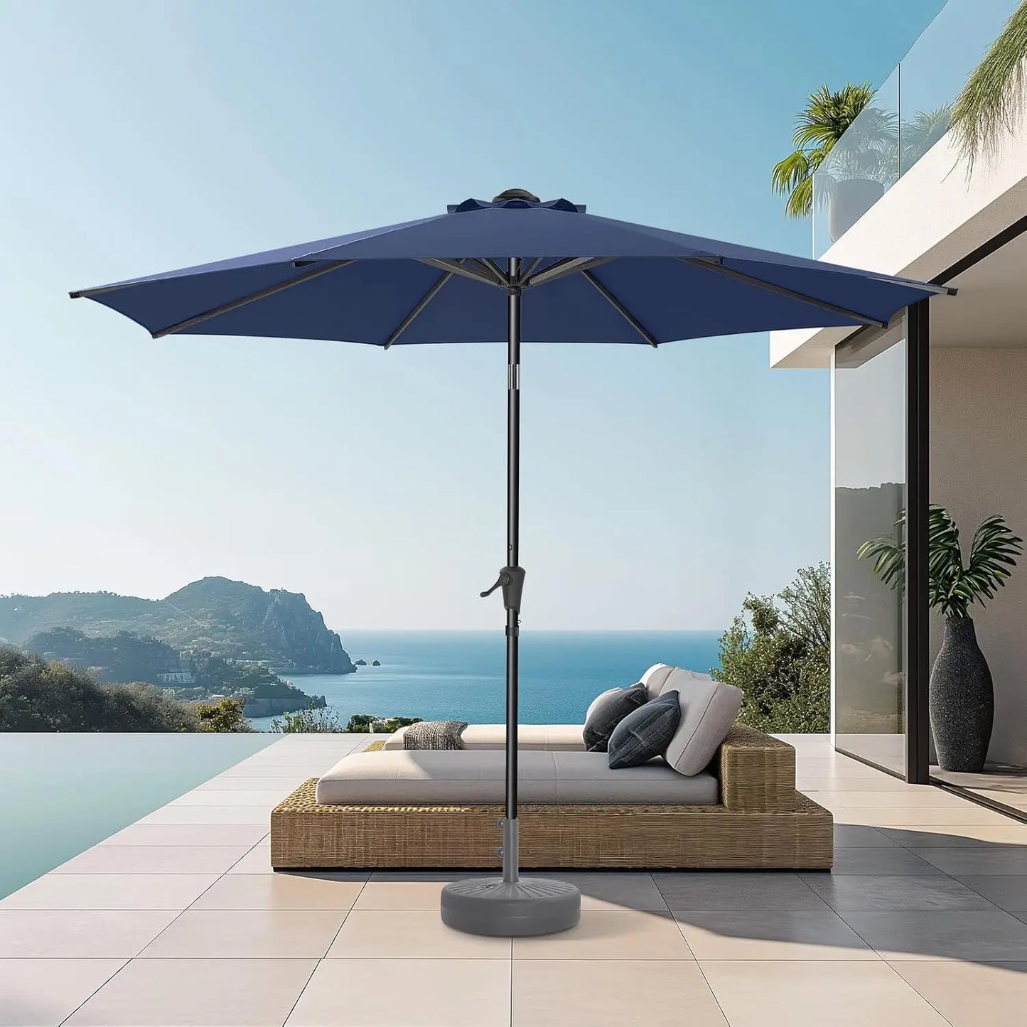 9ft Outdoor Patio Umbrella