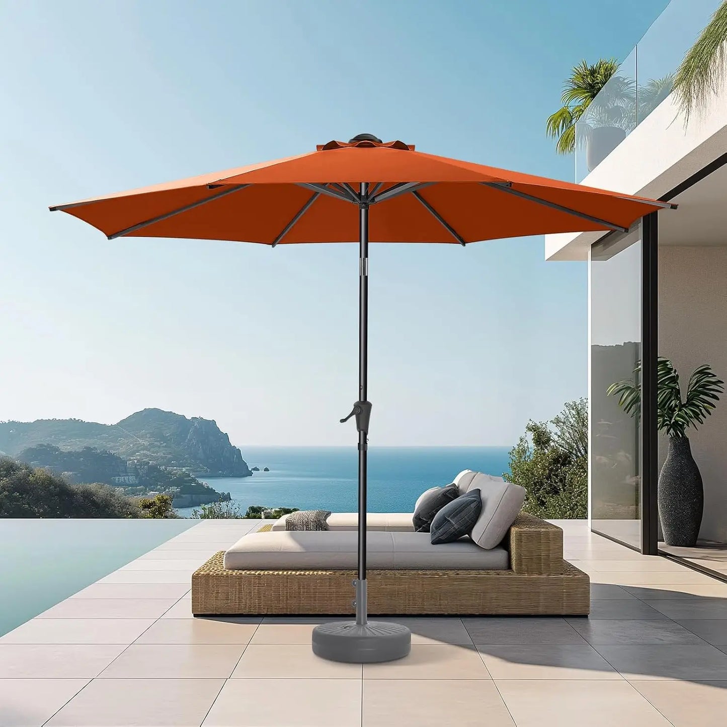 9ft Outdoor Patio Umbrella