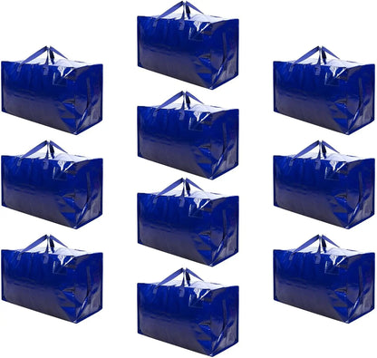 Heavy Duty 10 Pack Moving and Storage Bags