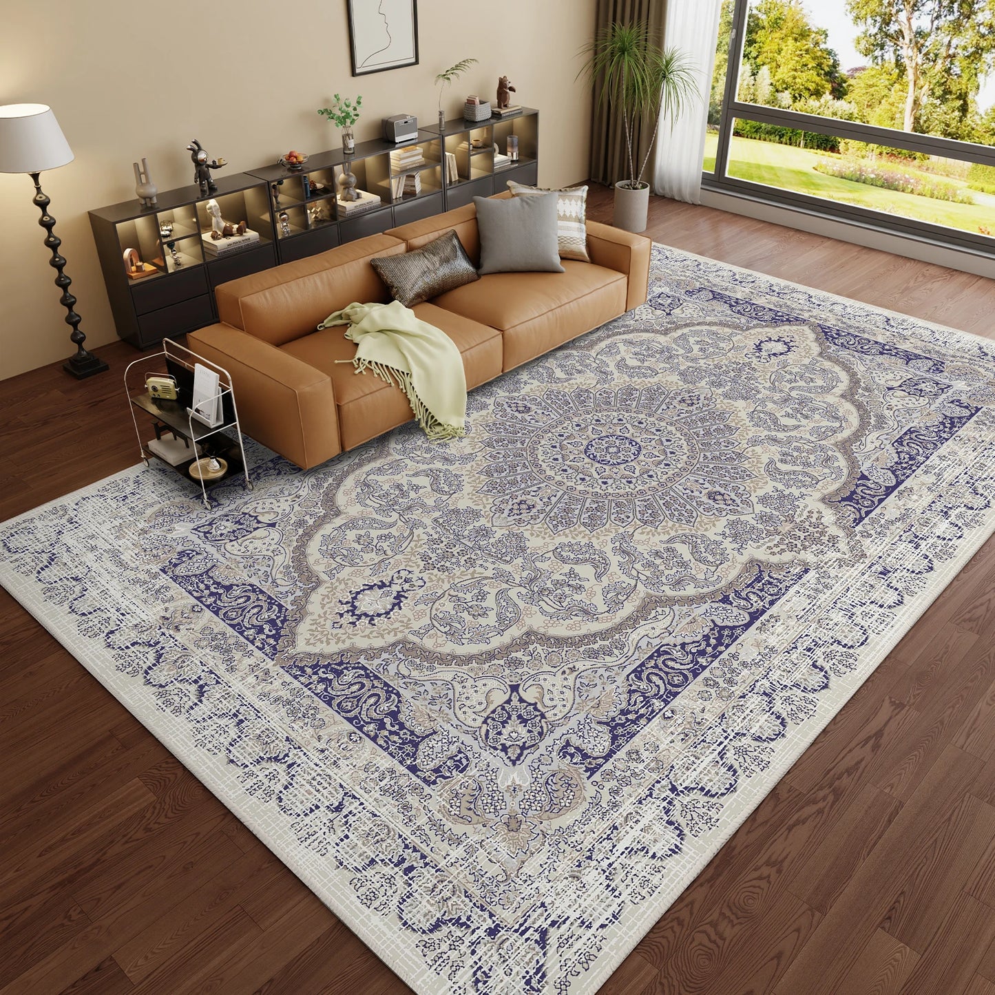 Washable Rug, with Non-Slip Backing