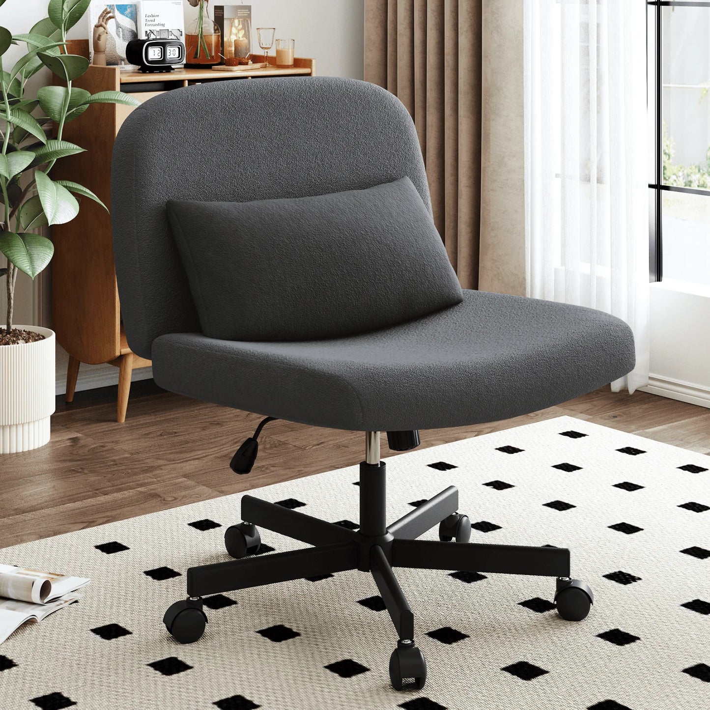 Massage Cross Leg Office Chair