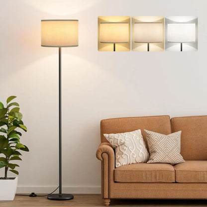 60'' Modern Floor Lamp with Shade
