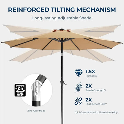 9ft Outdoor Patio Umbrella