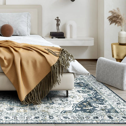 Washable Rug, with Non-Slip Backing