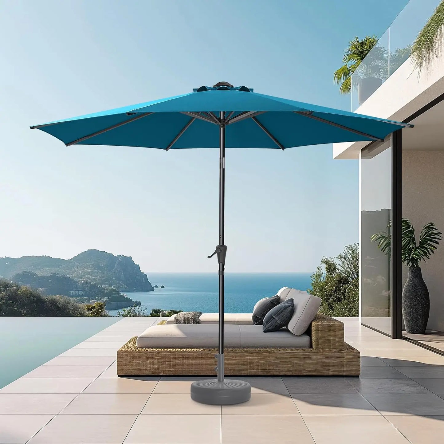 9ft Outdoor Patio Umbrella