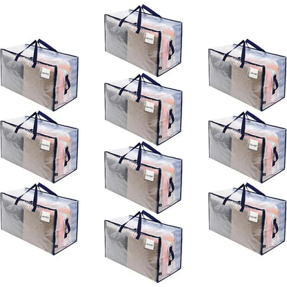 Heavy Duty 10 Pack Moving and Storage Bags