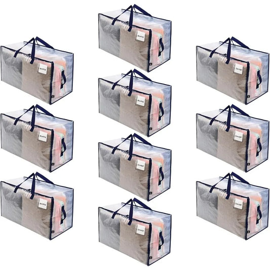 Heavy Duty 10 Pack Moving and Storage Bags