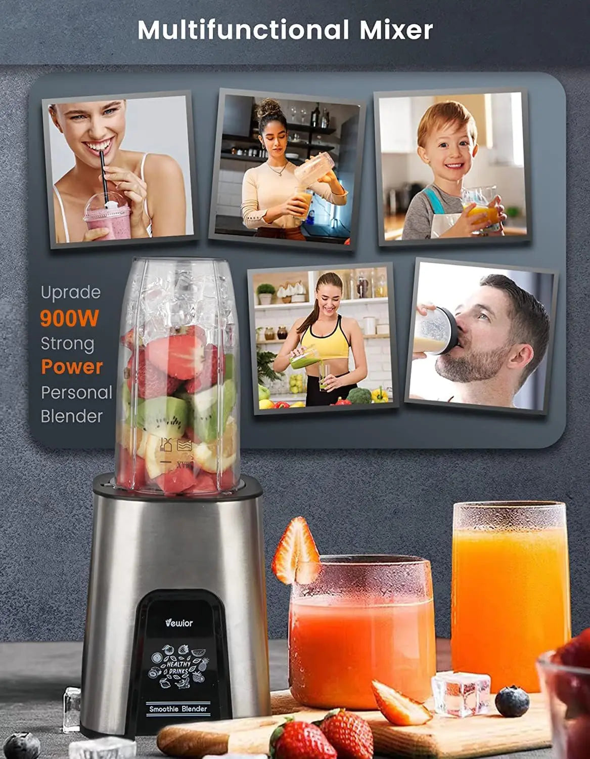 1000W Smoothie Blender