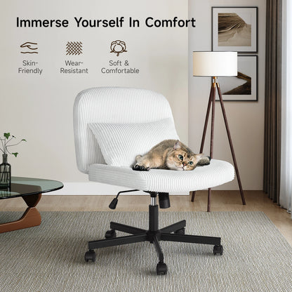 Massage Cross Leg Office Chair