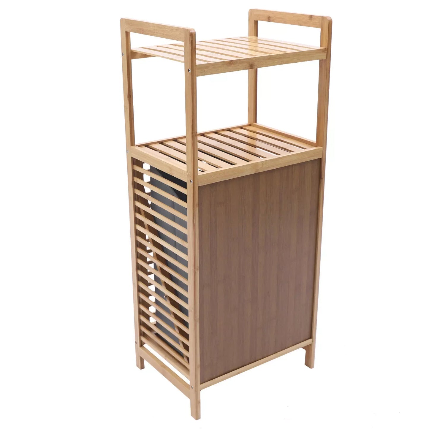 Fabric Bamboo Bathroom Laundry Hamper
