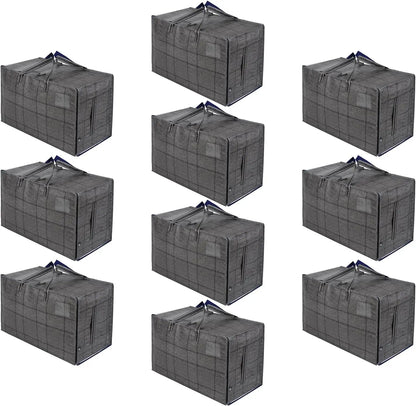 Heavy Duty 10 Pack Moving and Storage Bags