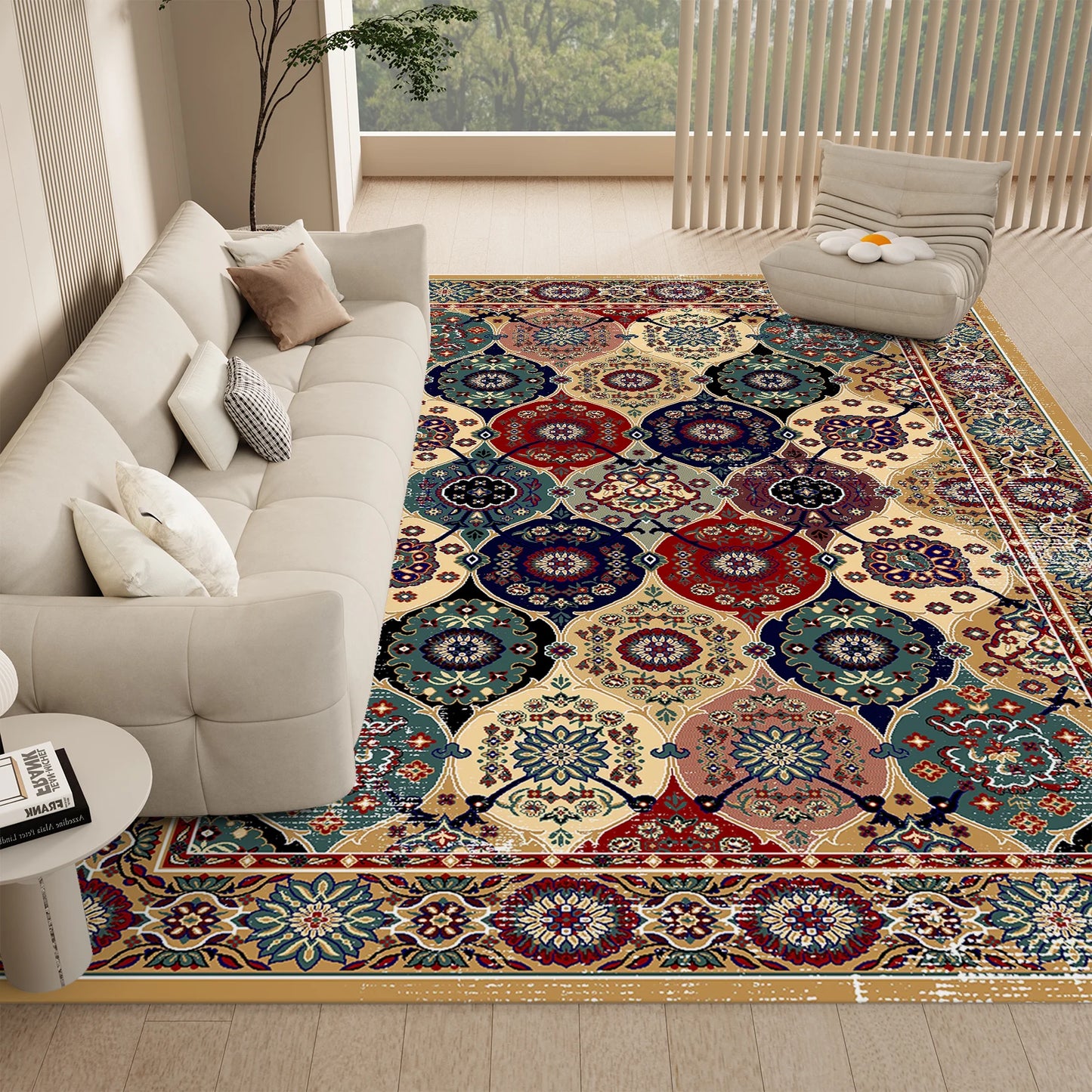 Washable Rug, with Non-Slip Backing