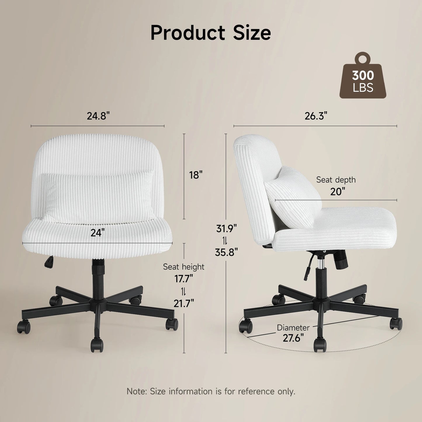 Massage Cross Leg Office Chair