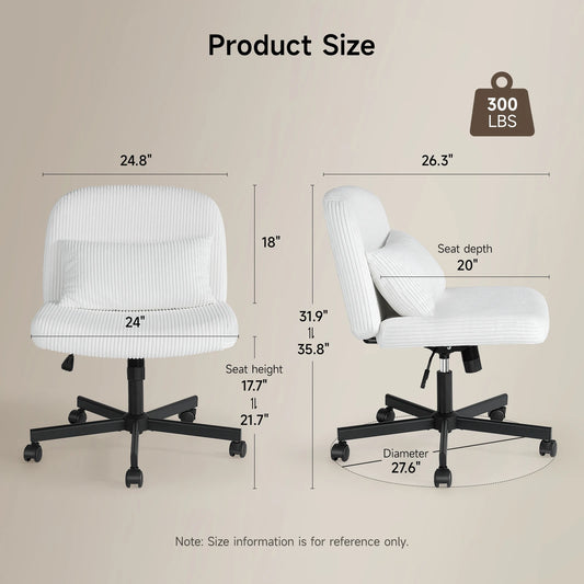 Massage Cross Leg Office Chair