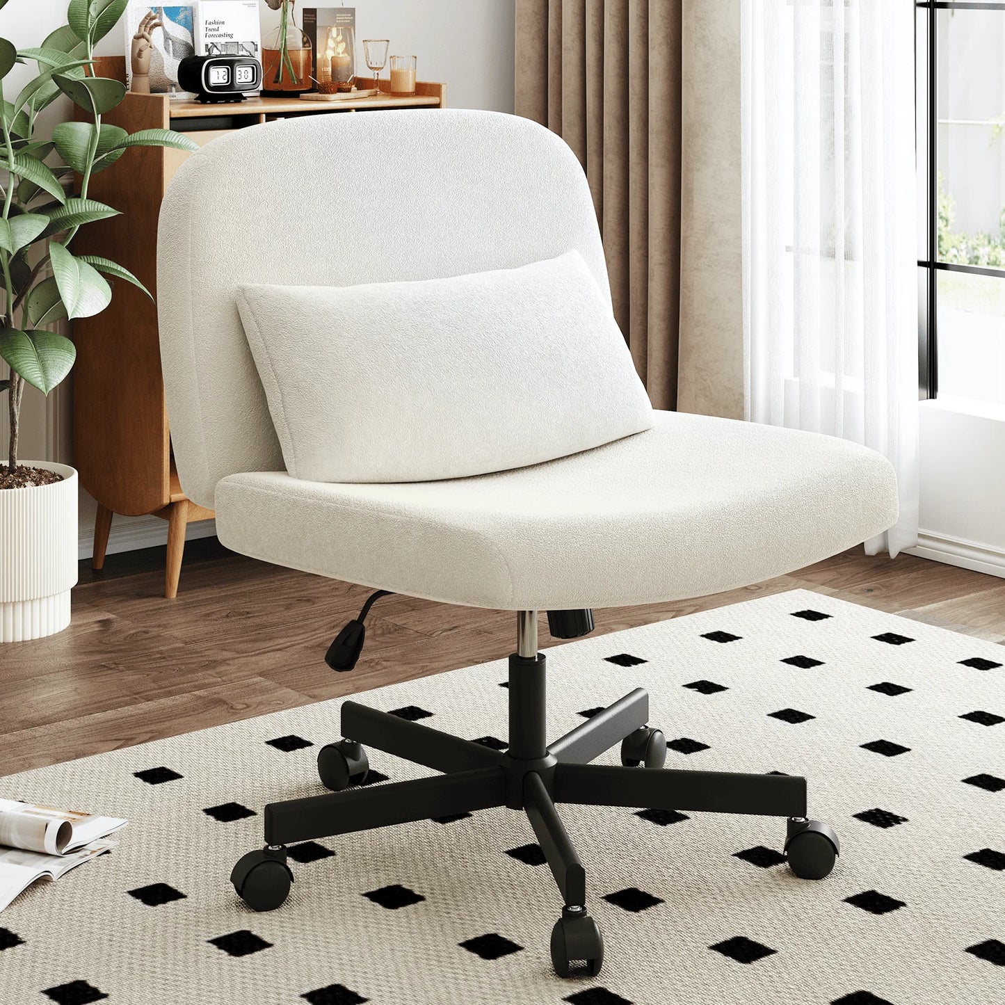 Massage Cross Leg Office Chair