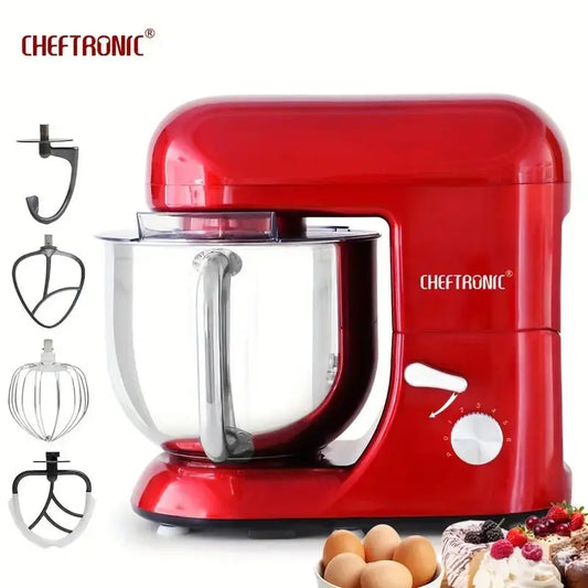 6 Speed Stand Mixer with 7 Quart Stainless Steel Mixing Bowl, Dough hook, Egg whisk