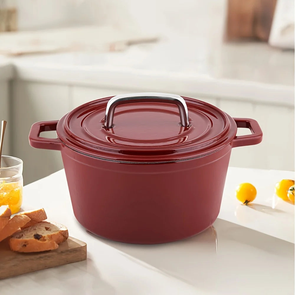 Cast Iron Casserole Pot with Lid