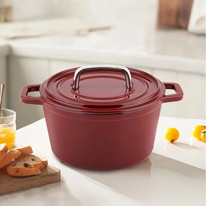 Cast Iron Casserole Pot with Lid