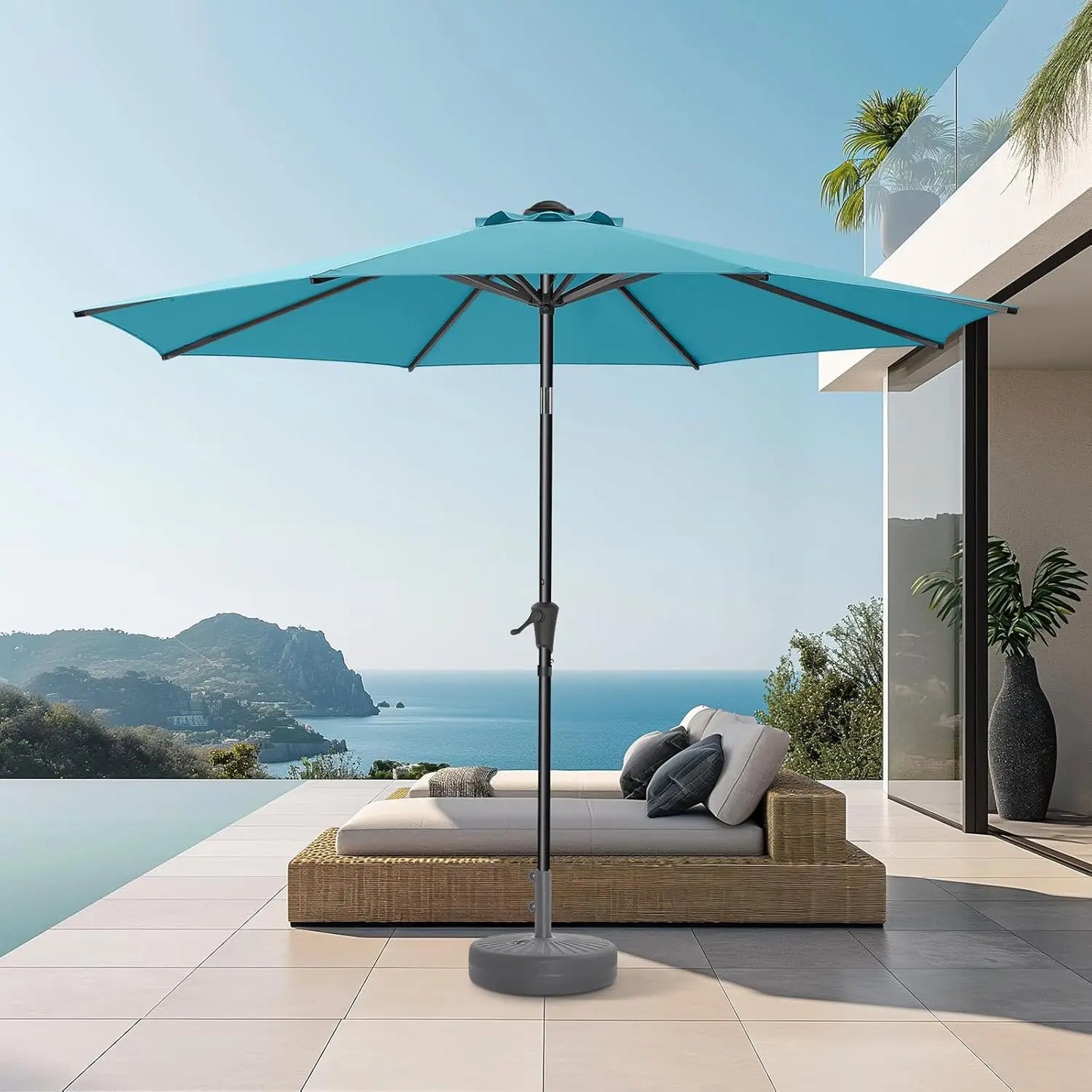 9ft Outdoor Patio Umbrella