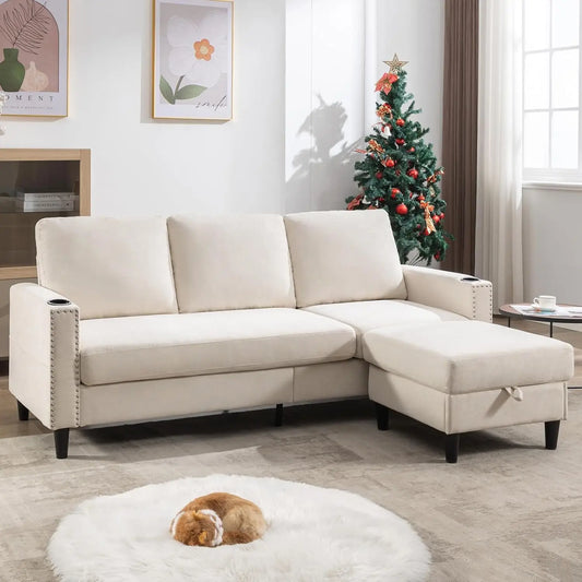 Convertible Sectional Couches for Living Room