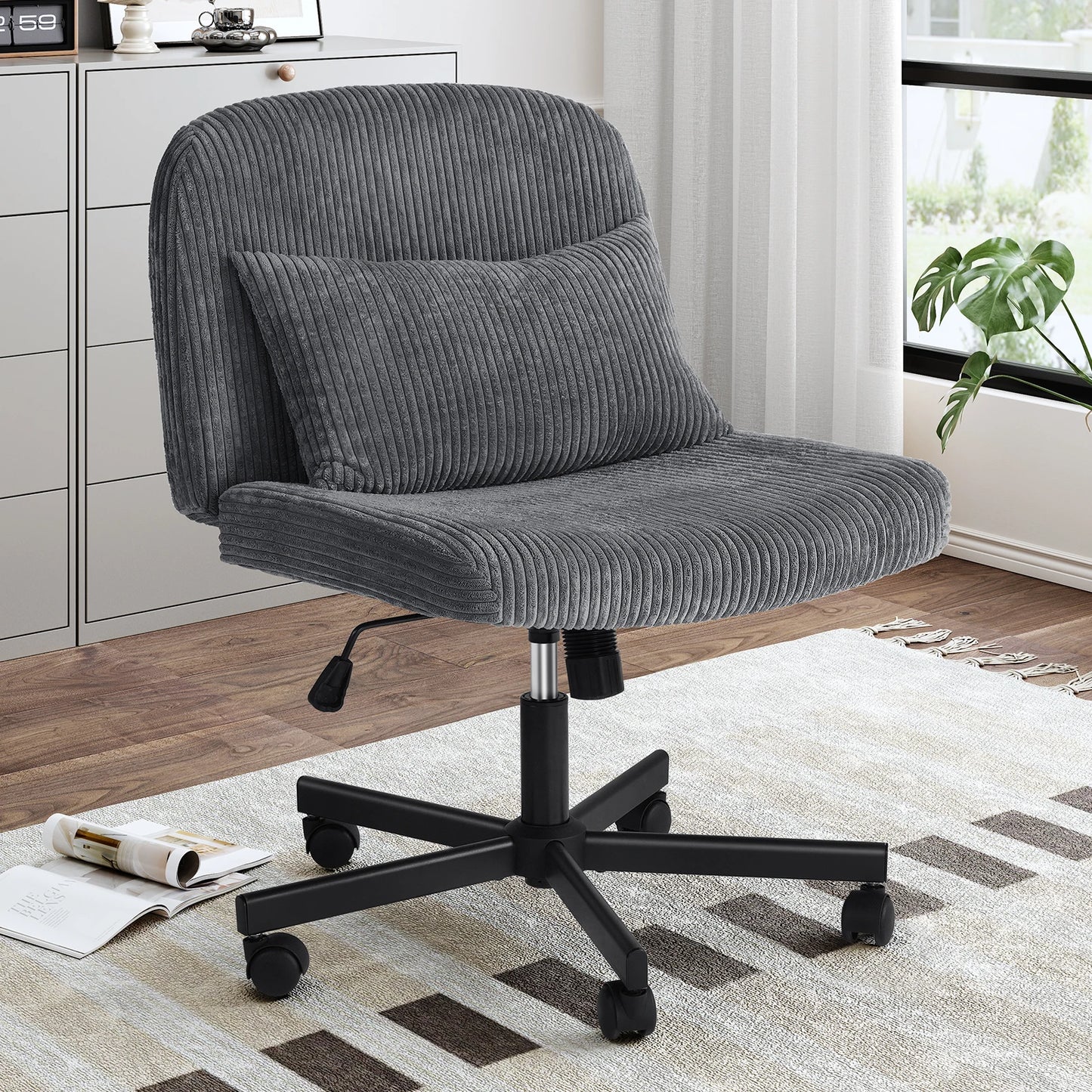 Massage Cross Leg Office Chair
