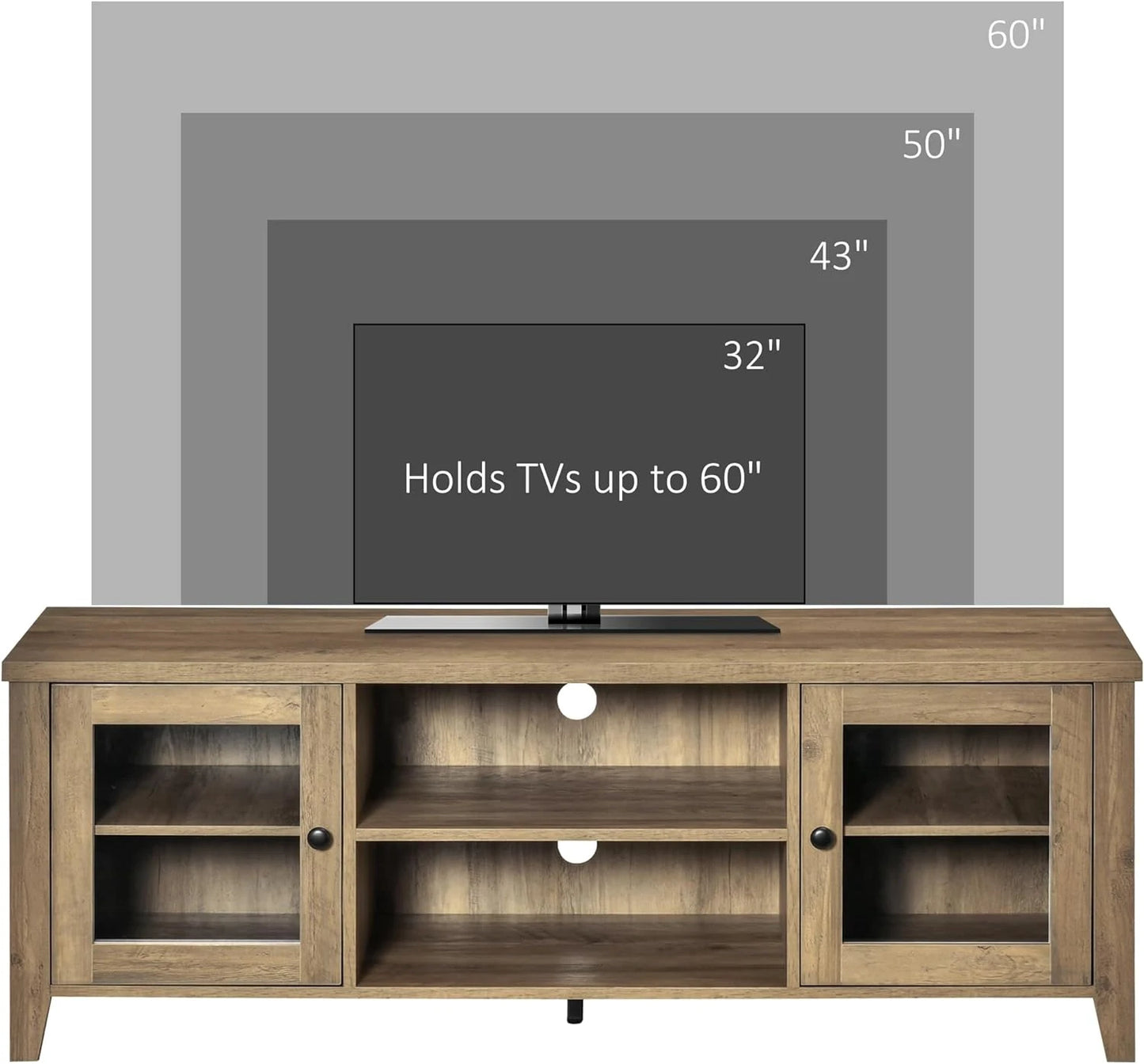 Entertainment Center with Shelves