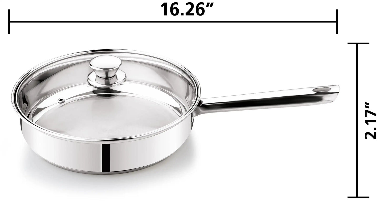 10-Piece Nonstick Stainless-Steel Cookware Set