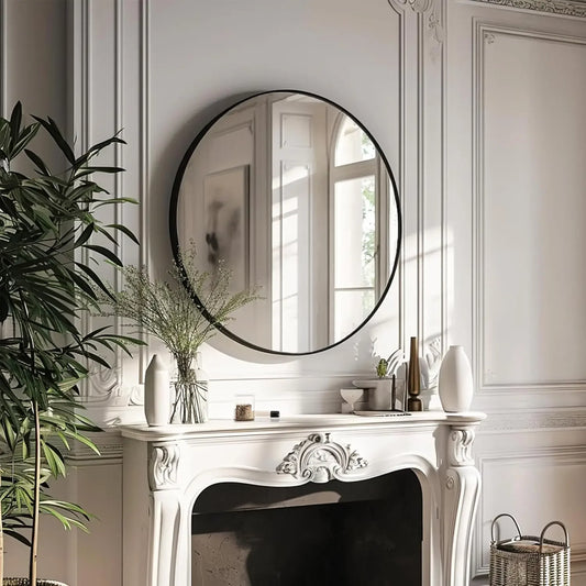 24-inch Round Wall Mounted Mirrors