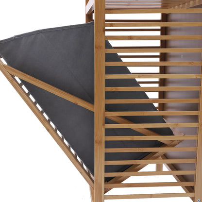 Fabric Bamboo Bathroom Laundry Hamper