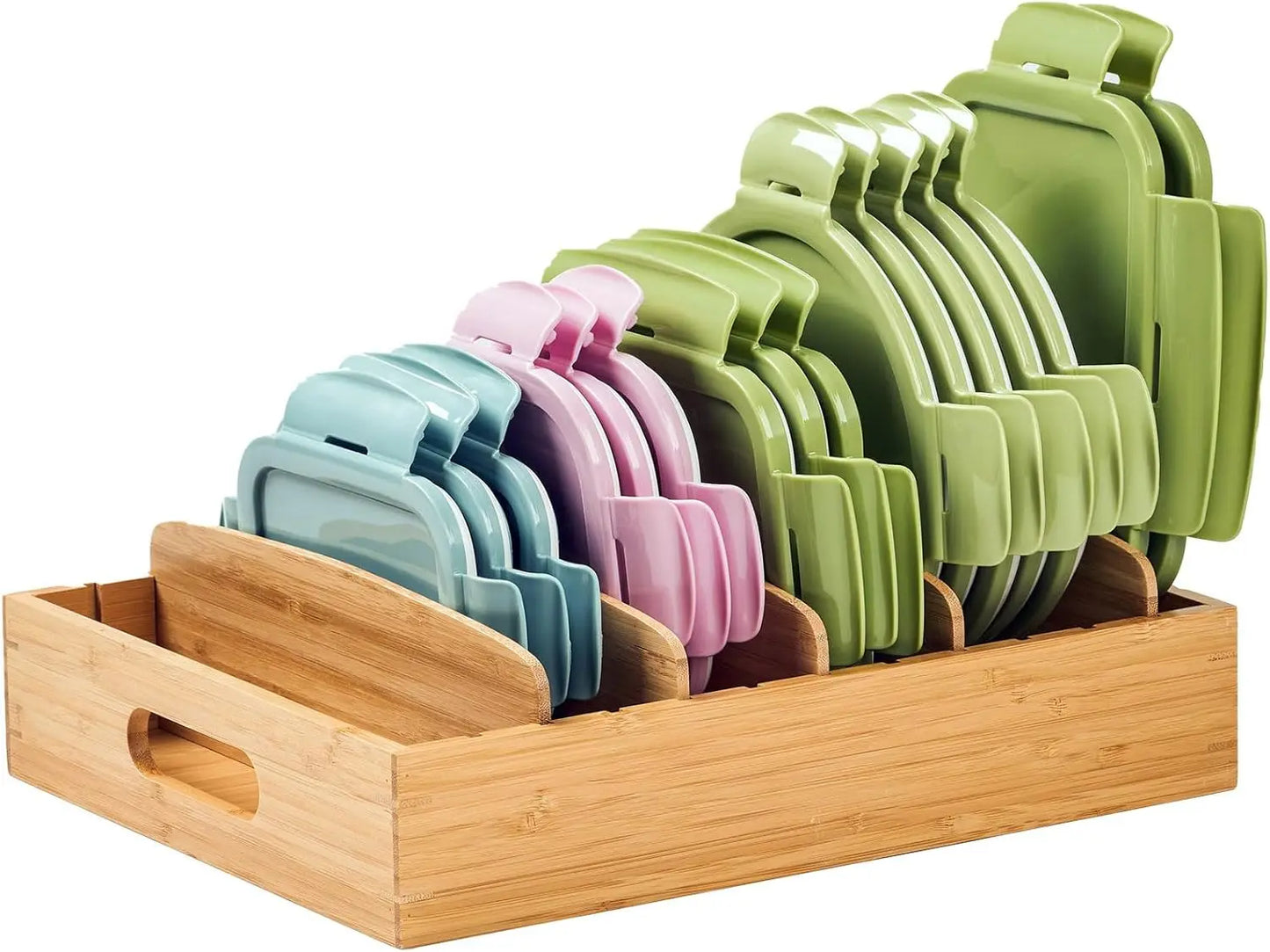 Bamboo Box for Kitchen Storage and Organization