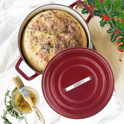 Cast Iron Casserole Pot with Lid