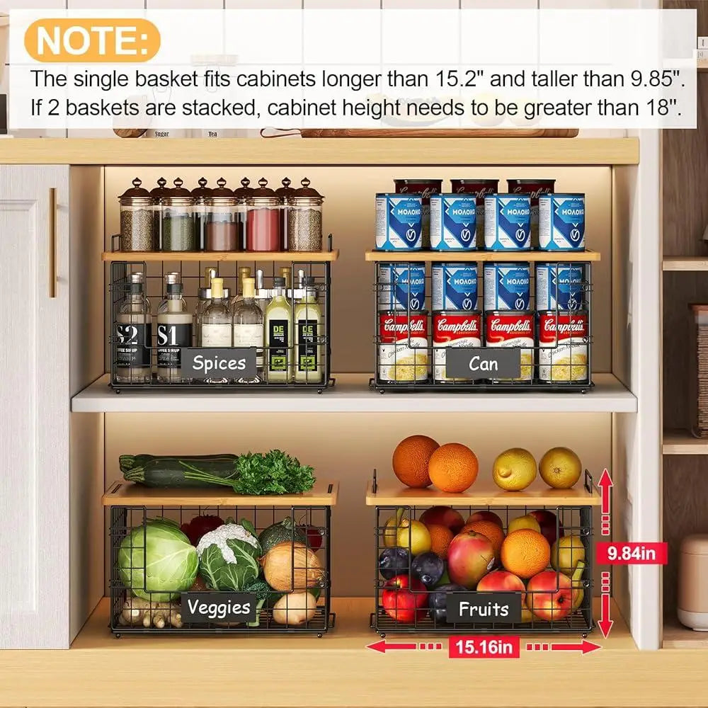Pantry Counter Fruit Vegetable Holder