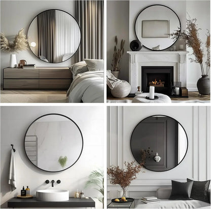 24-inch Round Wall Mounted Mirrors