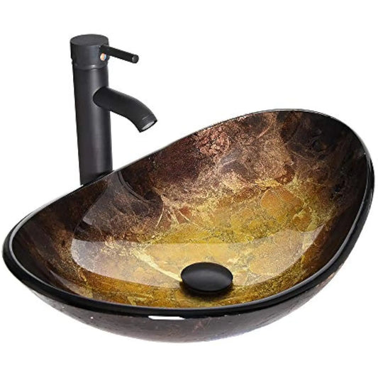 Artistic Glass Vessel Sink