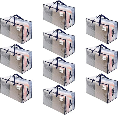 Heavy Duty 10 Pack Moving and Storage Bags