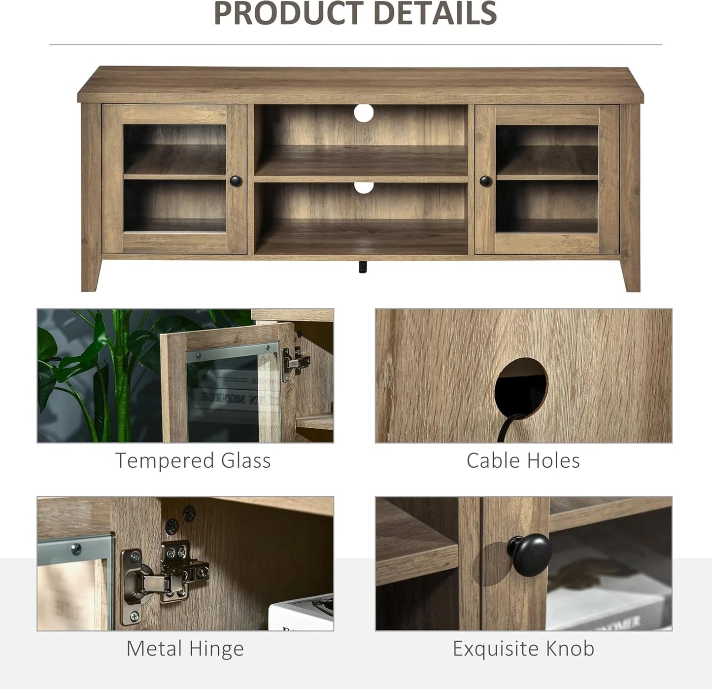 Entertainment Center with Shelves