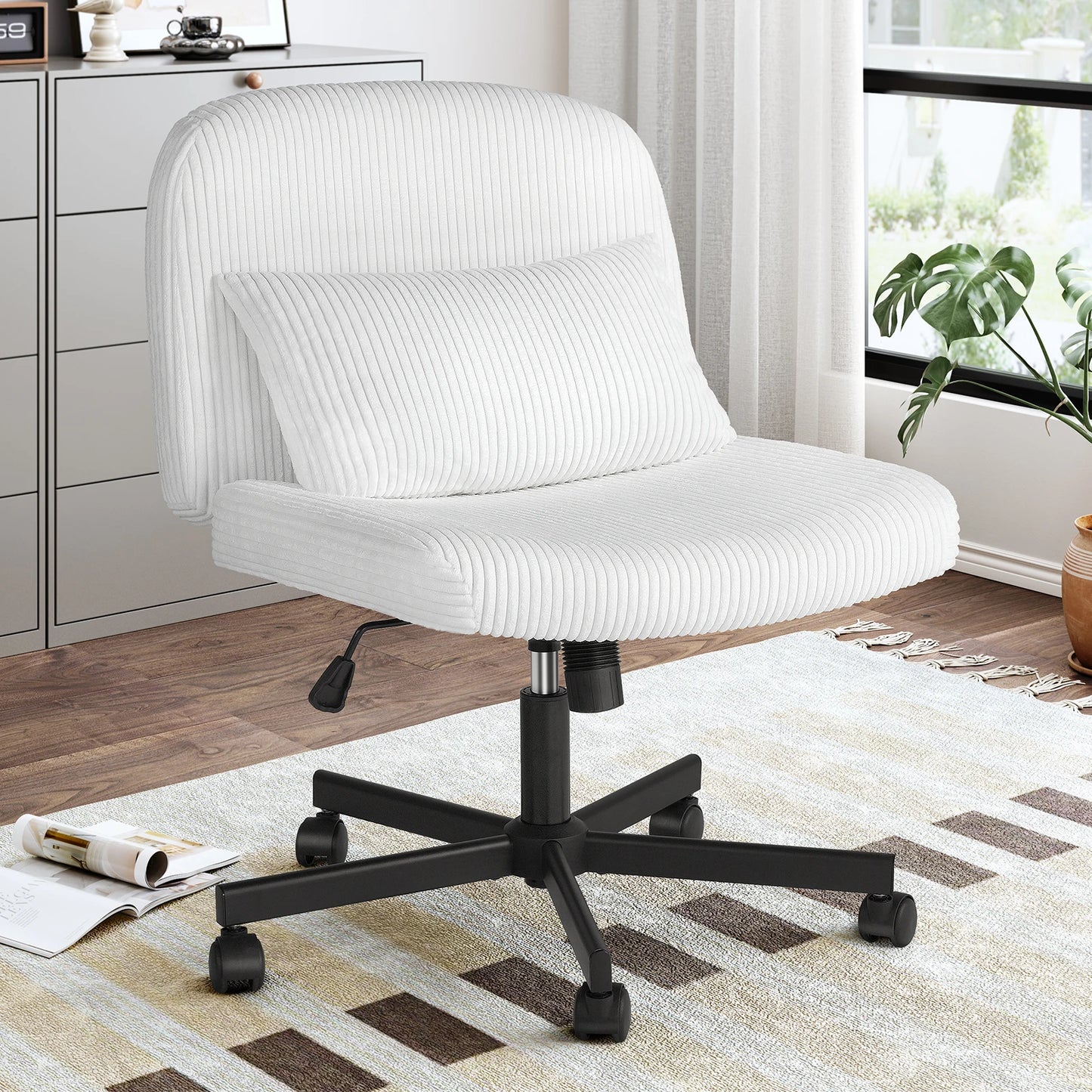 Massage Cross Leg Office Chair