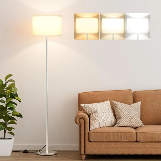 60'' Modern Floor Lamp with Shade