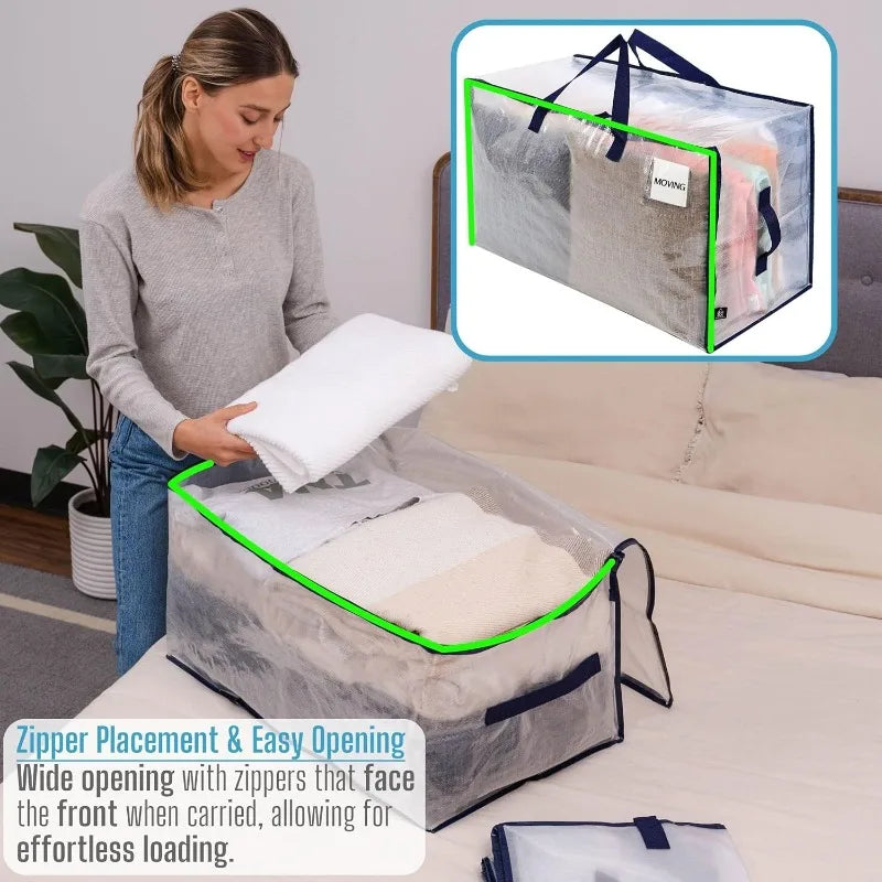 Heavy Duty 10 Pack Moving and Storage Bags