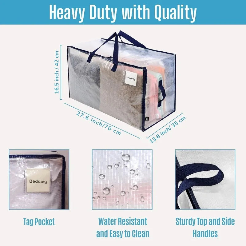 Heavy Duty 10 Pack Moving and Storage Bags