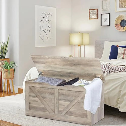 39.4" Wooden Storage Chest